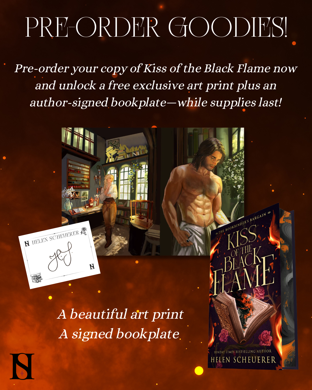 Kiss of the Black Flame by Helen Scheuerer