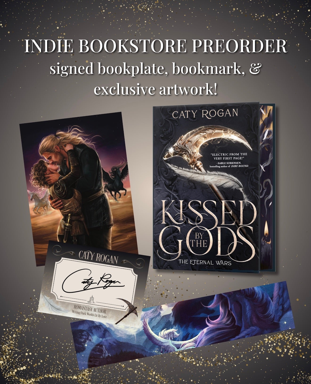 Kissed By The Gods by Caty Rogan (Indie Exclusive Preorder)